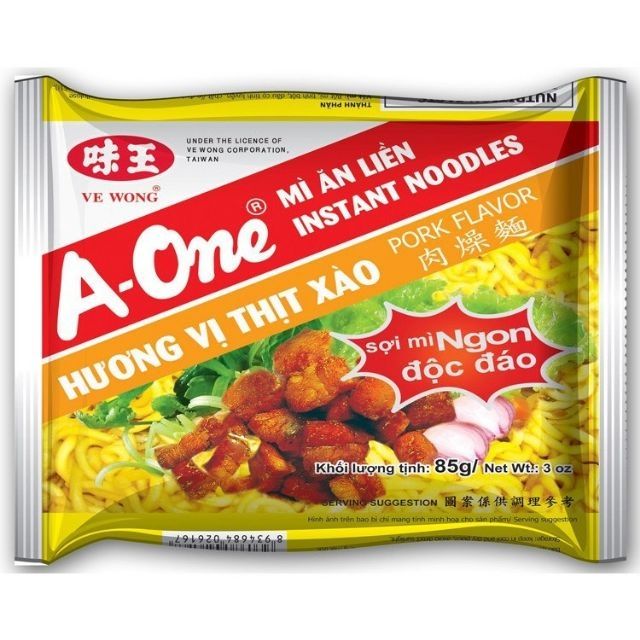 Mì A-One thịt xào gói 85g