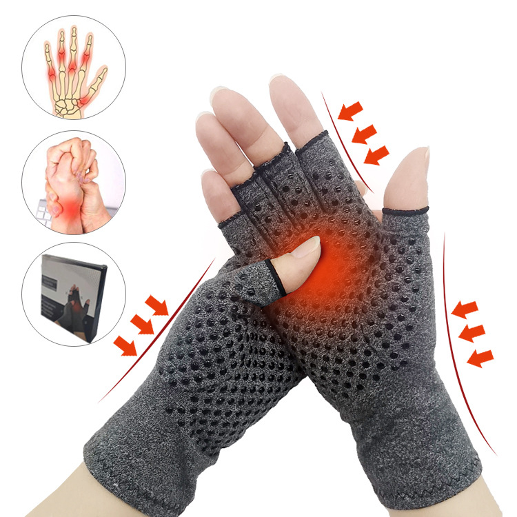 (Hàng Mới Về) Đôi Găng Tay Màu Trơn Chống Trượt Tuyệt Vời Hữu Ích