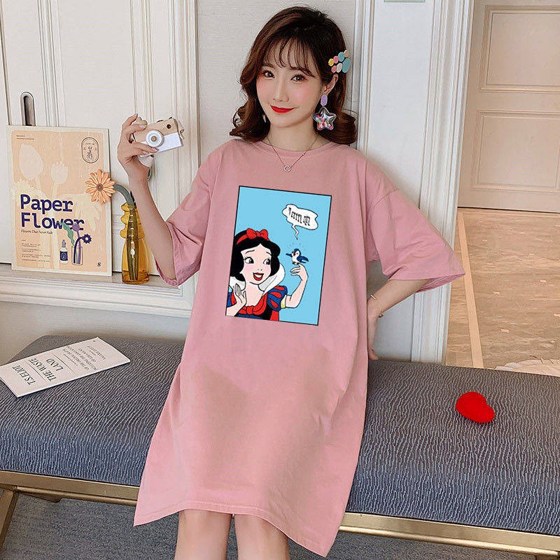 Mới đồ ngủ Tay Ngắn Dáng Rộng Họa Tiết Hoạt Hình Phong Cách Hàn Quốc Thời Trang Mùa Hè Quyến Rũ Cho Nữ | BigBuy360 - bigbuy360.vn