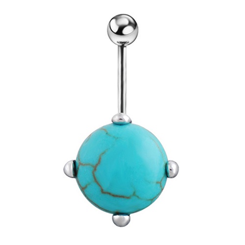 Khuyên rốn mạ bạc kiểu dáng thời trang