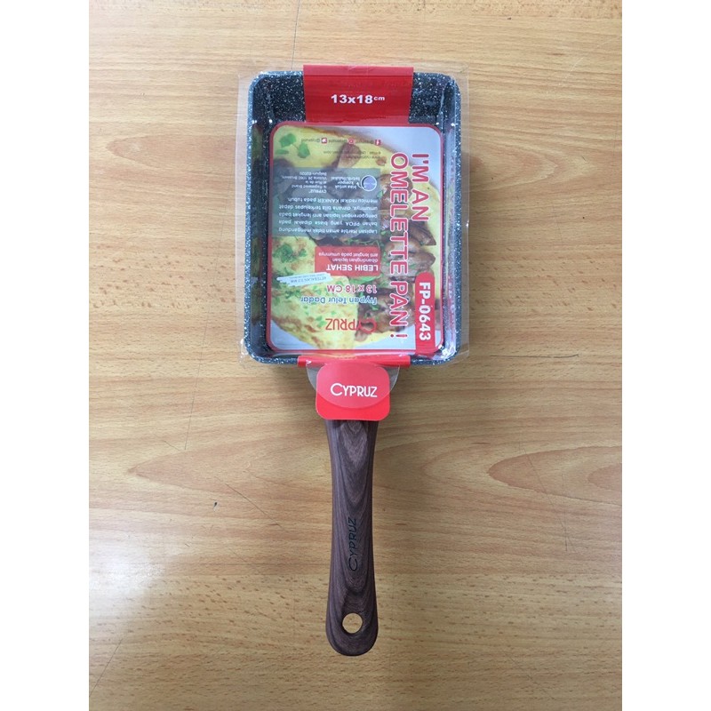 Chảo Chiên Trứng Omelet Pan Cypruz 13x18cm