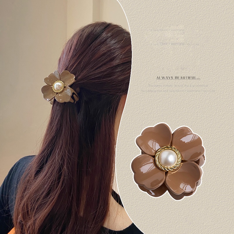 Kẹp Tóc Hình Hoa Thời Trang Hàn Quốc Chất Lượng Cao Cho Nữ