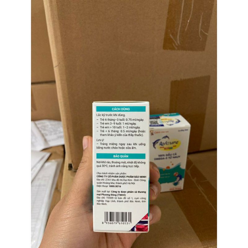 Avisure DHA Smart Kid - Giúp bổ sung DHA. Hỗ trợ phát triển não bộ và cải thiện thị lực ở trẻ