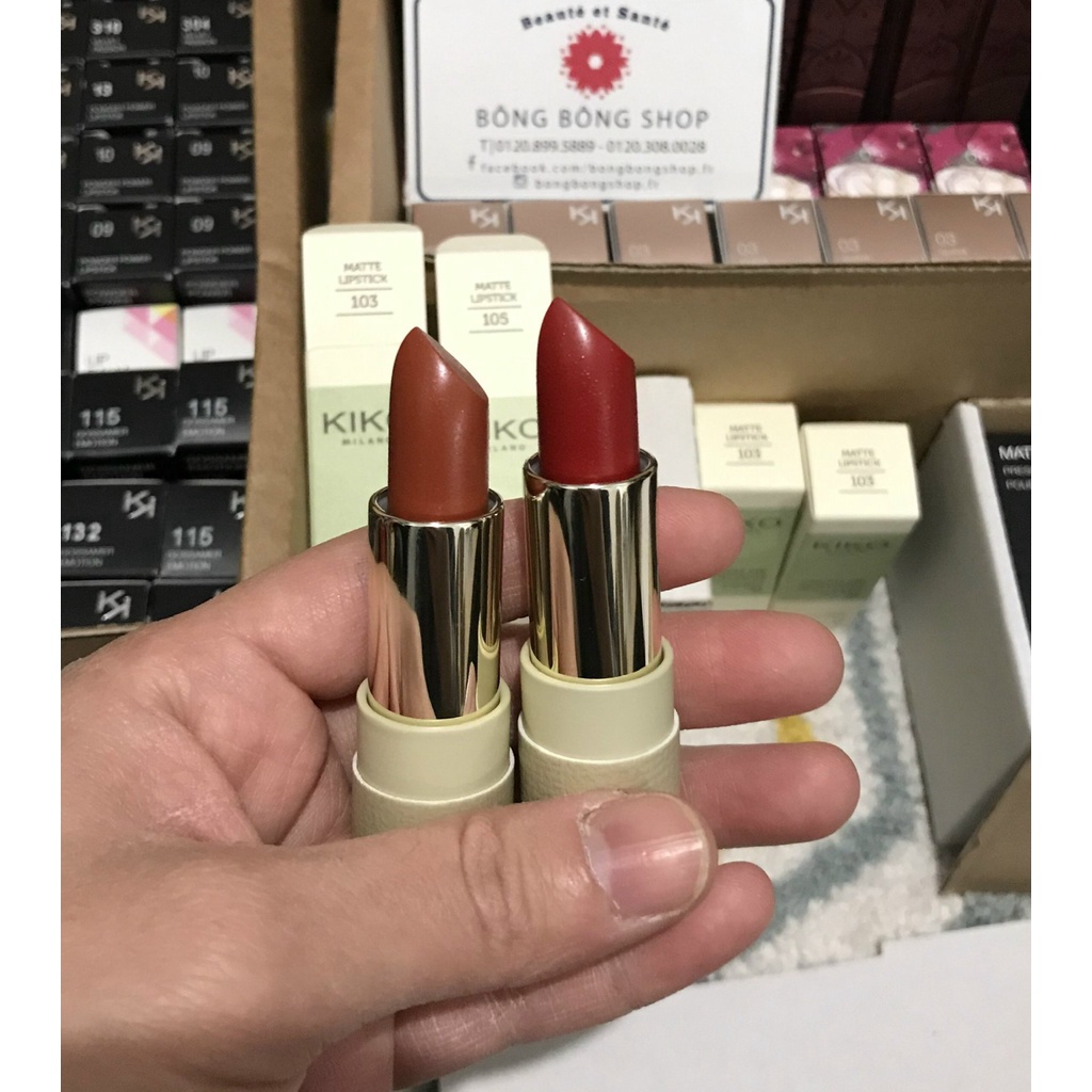 (Chuẩn Pháp) Son lì KIKO Green Me Matte Lipstick