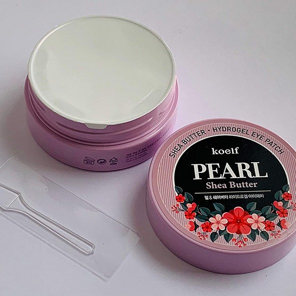 Mặt nạ mắt Petitfee KOELF Pearl & Shea Butter Hydrogel Eye Patch (60 miếng)