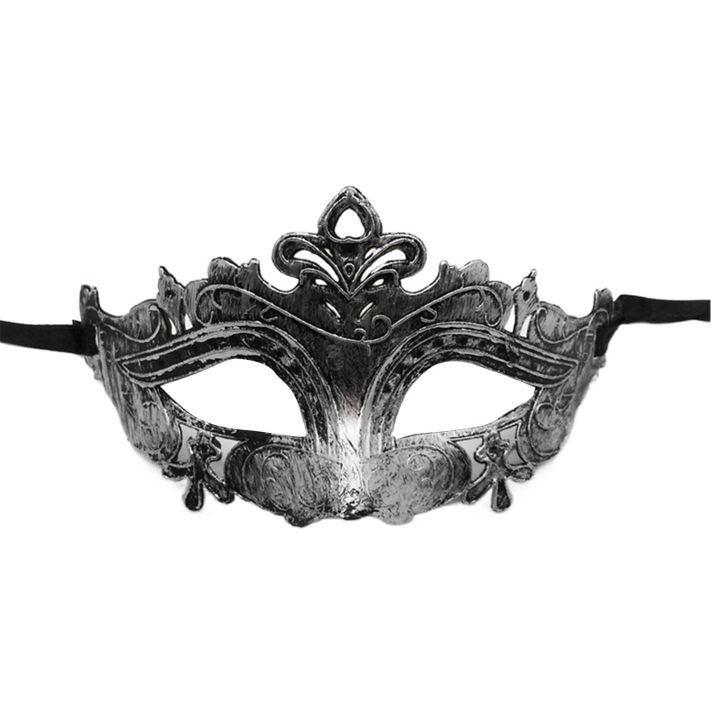 Mặt Nạ Hóa Trang Halloween Bằng Kim Loại Phong Cách Vintage