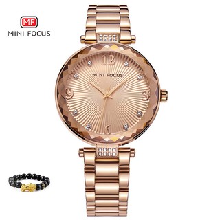 [Tặng vòng tay]Đồng hồ nữ Mini Focus chính hãng MF0038L.05 dây da cao cấp