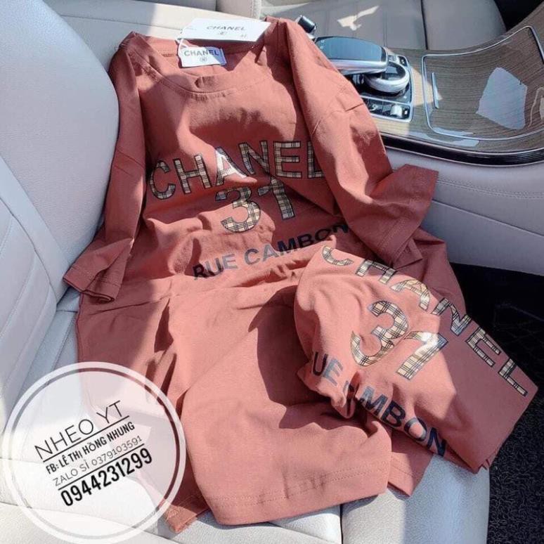 Áo phông nữ, áo phông rộng channel 31 - Hàng cao cấp, chất cotton mịn, mát ảnh thật freesize 1 | BigBuy360 - bigbuy360.vn