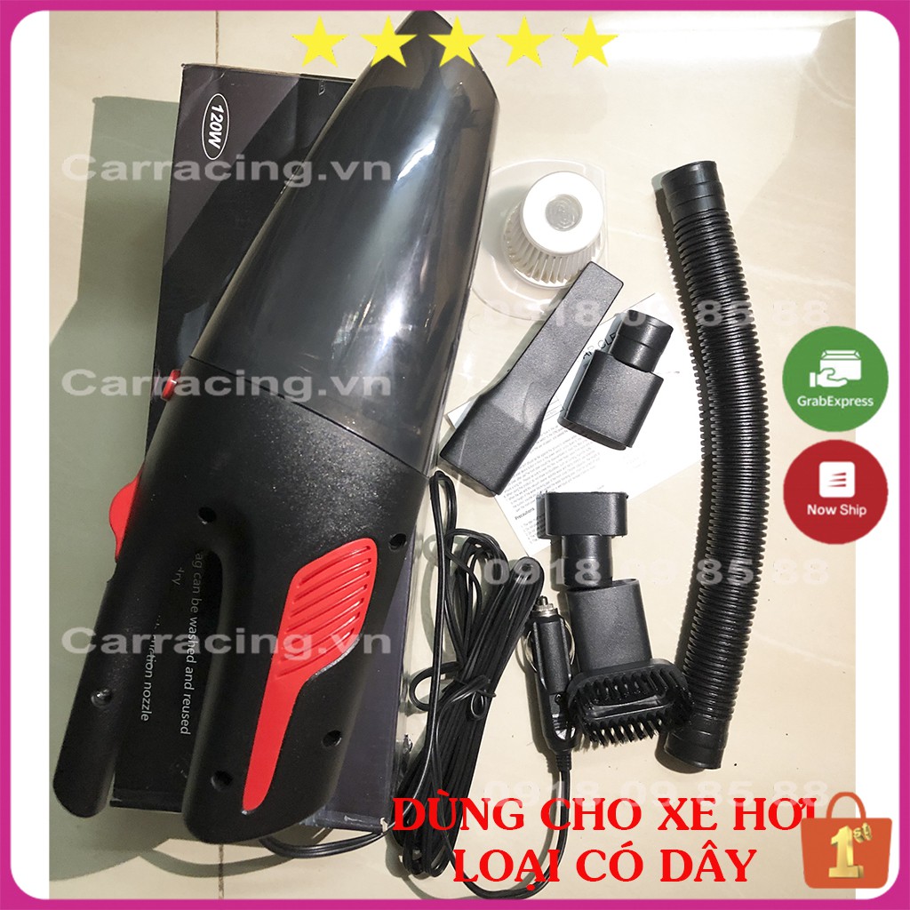 Máy hút bụi CARRACING Máy hút bụi mini cầm tay, lực hút khỏe, công suất lớn dùng trong ô tô - xe hơi - gia đình | BigBuy360 - bigbuy360.vn