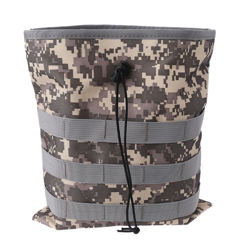 Pcf * Túi Dây Rút Họa Tiết Rằn Ri Đựng Đồ Dùng Săn Bắn Kho Báu Kim Loại