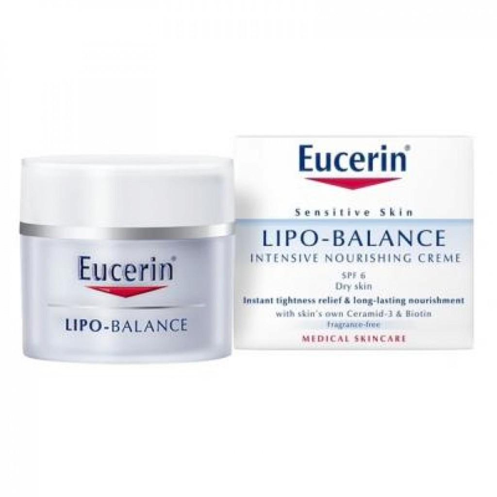 Kem Dưỡng Ẩm Chuyên Sâu Cho Da Khô Eucerin Lipo Balance