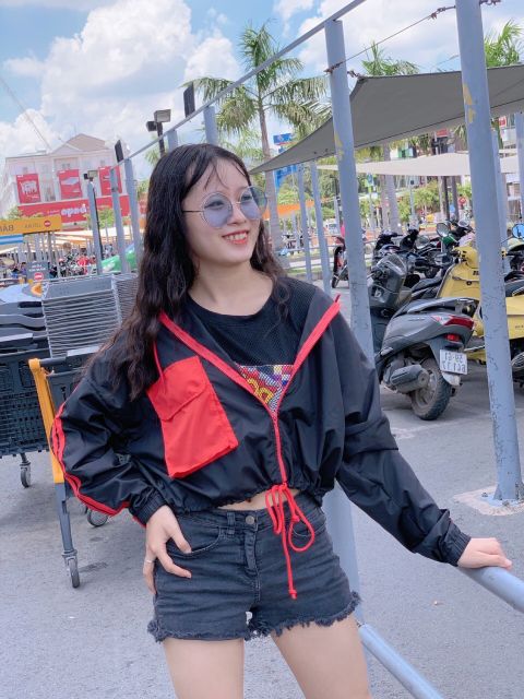 [RẺ BẤT NGỜ] ÁO KHOÁC DÙ NỮ CROPTOP CỰC XINH, cam kết hình thật 100% | BigBuy360 - bigbuy360.vn