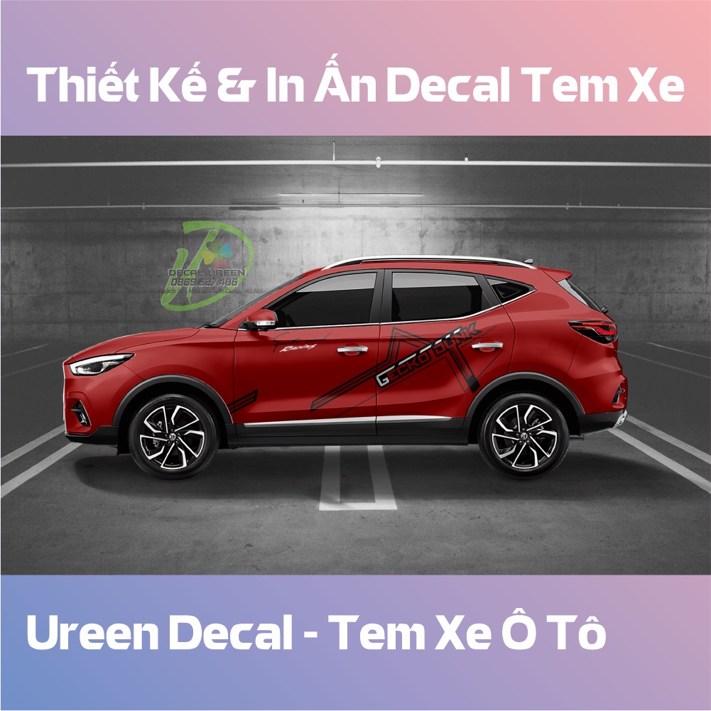 Decal Tem Xe MG ZS Mẫu 005