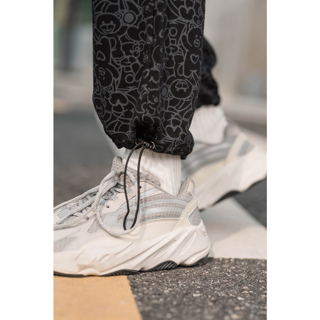 Quần dáng suông họa tiết hàng cao cấp ss2022