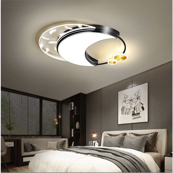 Đèn trần MONSKY LED CIRCLE trang trí nội thất, ngoại thất 3 chế độ ánh sáng