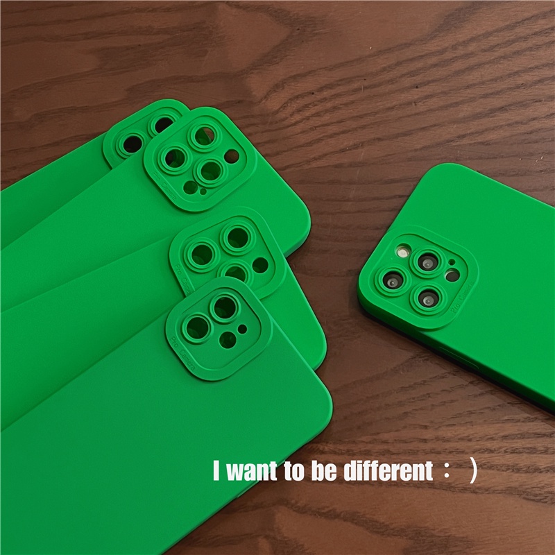 Ốp Điện Thoại Silicone Mềm Màu Kẹo Thời Trang Cho iPhone 14 13 12 11 Pro Max XS X XR 7 8 Plus SE