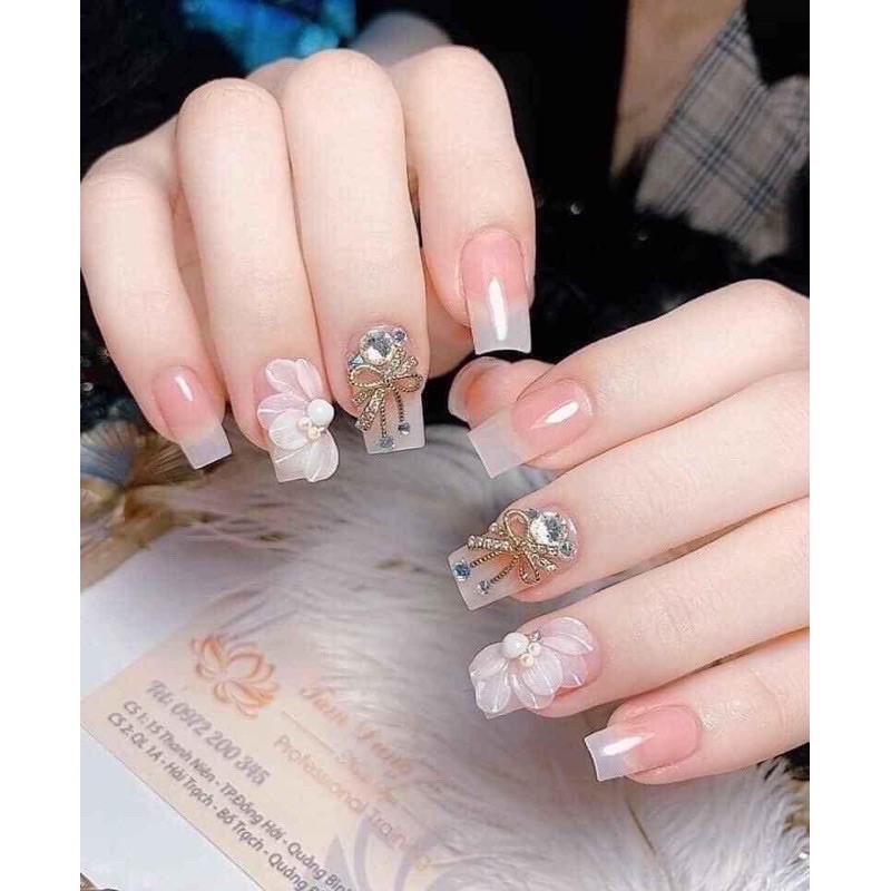 Set 10 Chamr Nơ Nail Quốc Dân- Trang Trí Móng