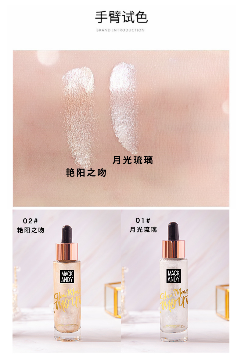 [Hàng mới về] Kem Bắt Sáng Mackandy Dạng Lỏng Lâu Trôi Làm Sáng Da Tiện Dụng | BigBuy360 - bigbuy360.vn