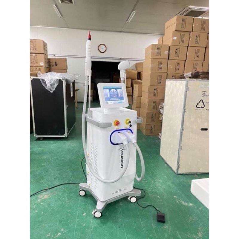 Máy triệt lông dio laser 2in1