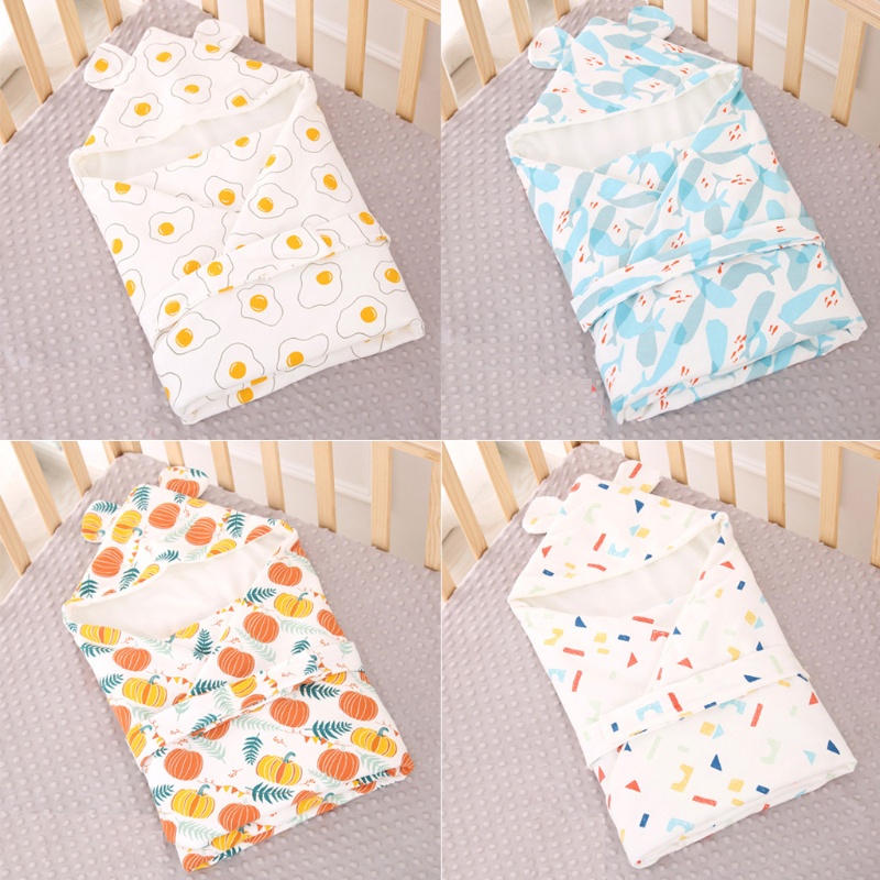Túi Ngủ Cotton Dạng Bìa Thư Ấm Áp Cho Bé Sơ Sinh