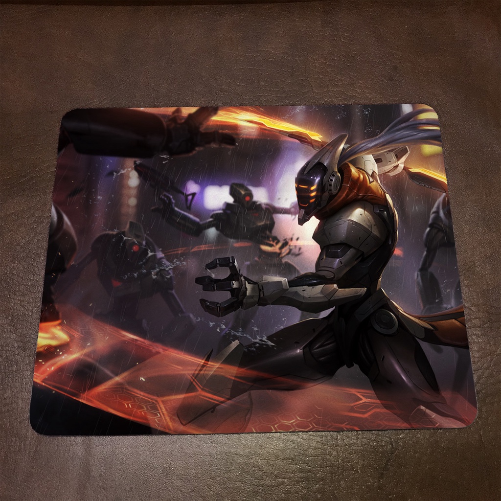 Lót chuột máy tính League of Legends MASTER YI - Mẫu 1 Mousepad cao su êm ái, nhận in theo yêu cầu