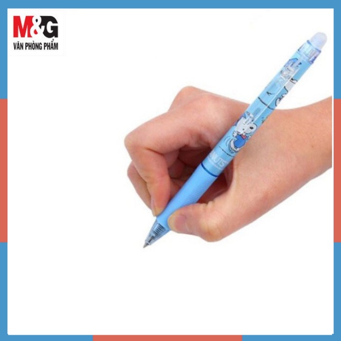 Bút nước tẩy được, Bút gel có đầu tẩy M&G-KP 61118 0.5mm hình ảnh SNOOPY và hạt đậu