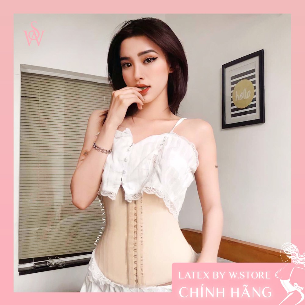 Đai Định Hình Eo Senorita - Latex 25 Xương Truyền Thống - Chính Hãng Latex By W.STORE - Corset Latex Chuẩn