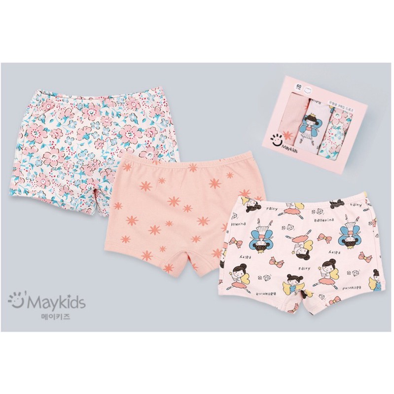 Set 3 quần chip đùi Maykids -  KHÔNG ĐỔI SIZE