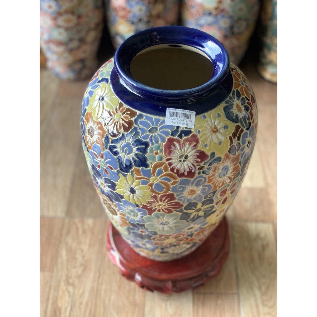 Bình Hoa Gốm Sứ Vạn Lộc Hoa