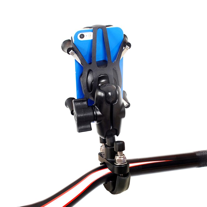 Đế kẹp gắn tay cầm xe máy bằng cao su 1 inch cho camera hành trình Go-pro | BigBuy360 - bigbuy360.vn