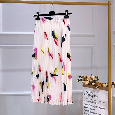 Chân váy xếp ly in hoa | BigBuy360 - bigbuy360.vn