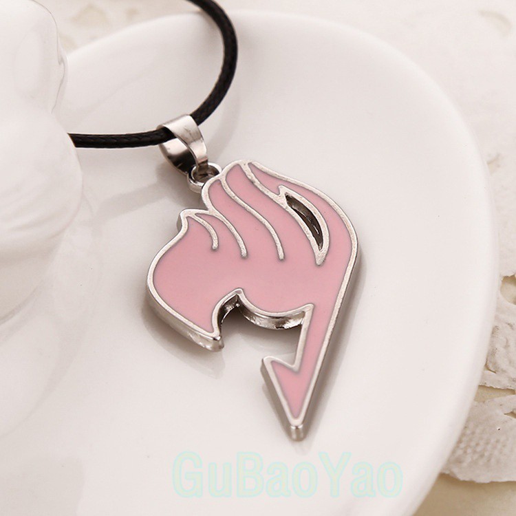 Vòng cổ mặt hợp kim hình biểu tượng anime Fairy Tail gồm 4 màu thời trang tùy chọn