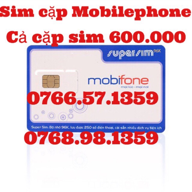 Sim cặp mobifone