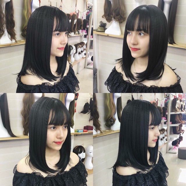 Tóc giả nguyên đầu cúp đuôi 35cm ,❤️ FREESHIP ,❤️ tóc giả cúp đuôi tự nhiên 6119