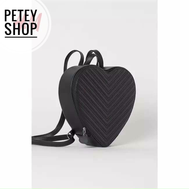 Balo trái tim chất liệu da Pu mềm size 20x22 , thời trang siêu hott  balo HM