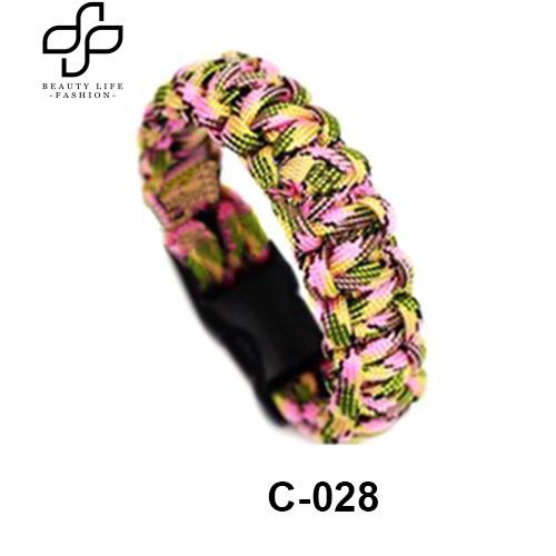 Vòng tay dây thừng đầu inox