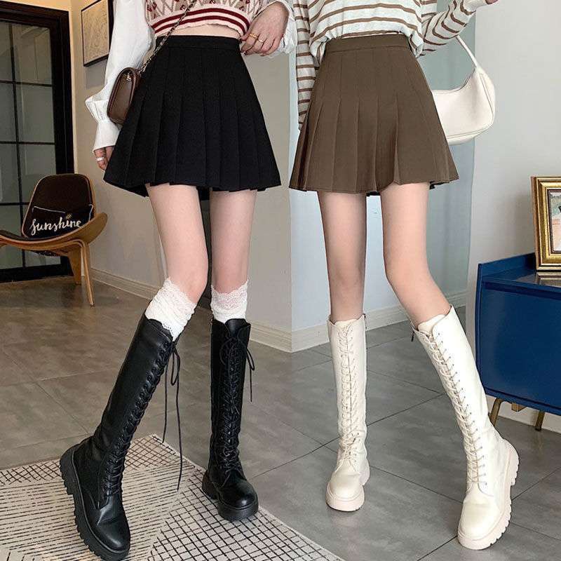 Chân Váy Tennis Nữ MEESTORE - Chấn Váy Xếp Ly Dáng Ngắn Kèm Quần Trong Thể Thao, Ullzang Hàn Quốc