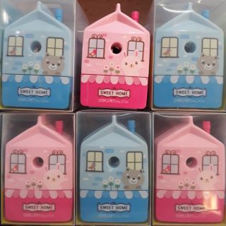 Gọt bút chì quay tay hình ngôi nhà