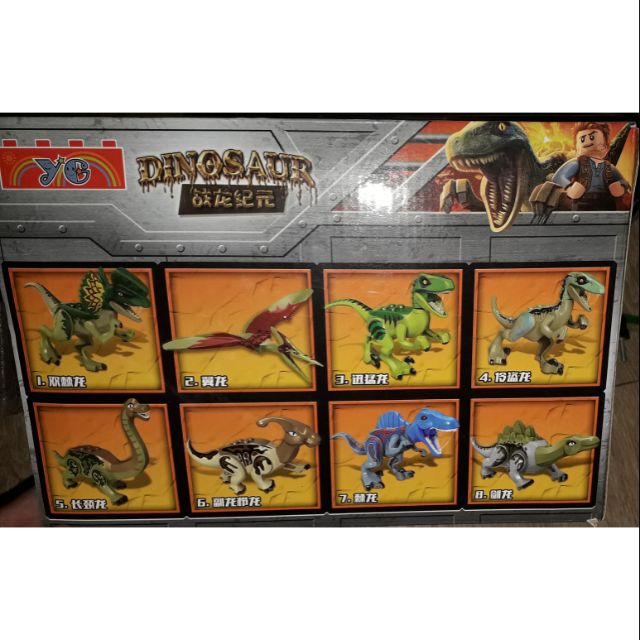 Lắp ráp 1 hộp Lego_Dino Khủng Long 77043 có nhiều chi tiết bằng nhựa rất đẹp