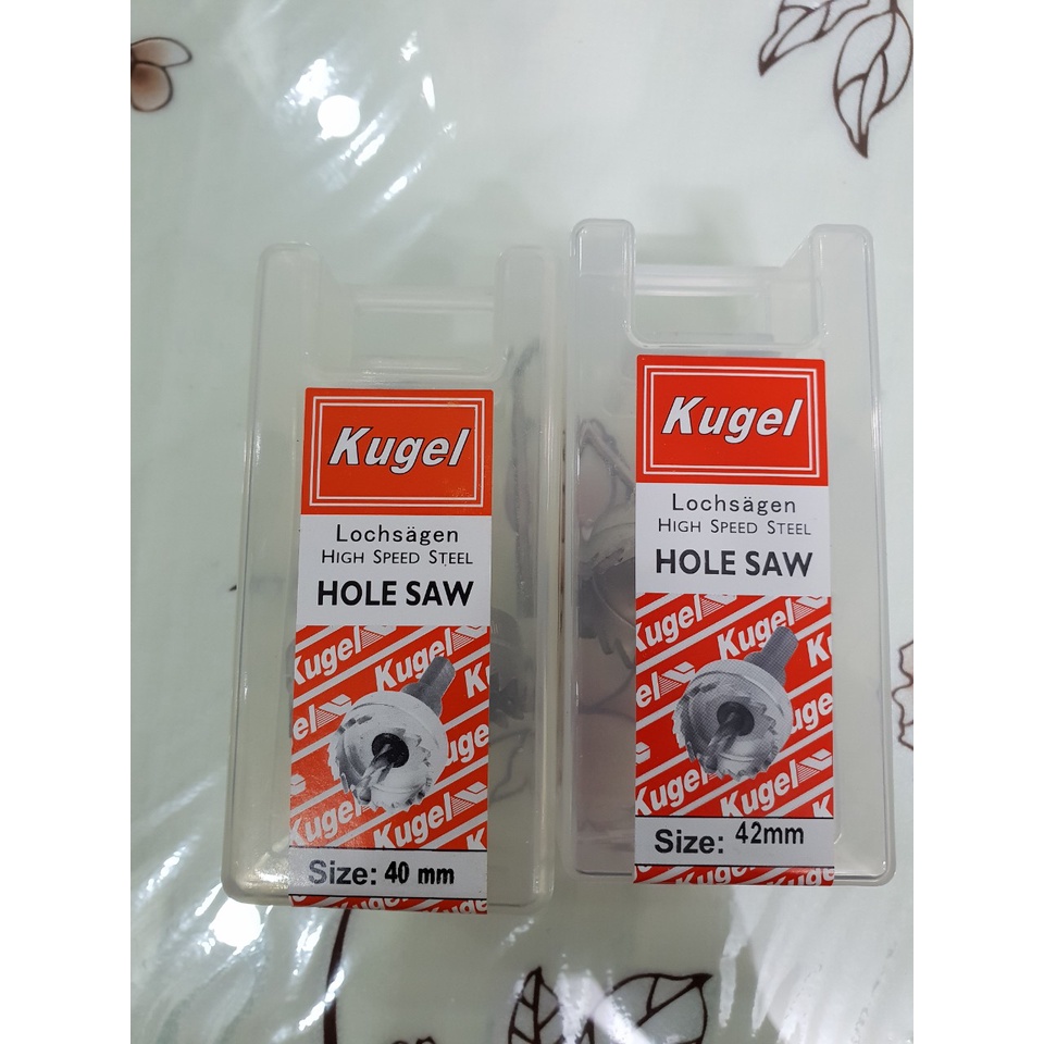 Mũi khoét kim loại loại tốt Kugel – mũi khoét inox, mũi khoét sắt: 16mm, 20mm, 22mm, 25mm, 27mm, 35mm, 42mm, 50m, 60mm
