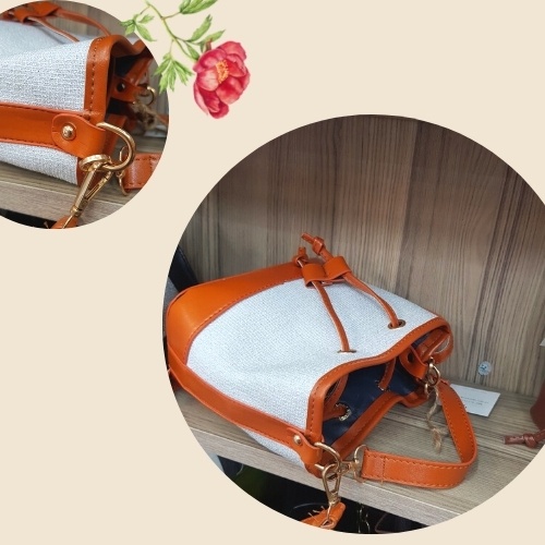 TÚI ĐEO CHÉO MINI BUCGET  Thời trang sành điệu nữ giới kích thước 19cm x 16cm x 9cm