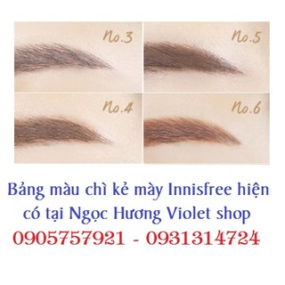 Chì kẻ mày Innisfree auto eyebrow pencil