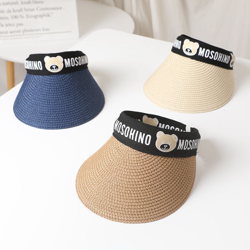 Mũ Cói Chống Nắng Hở Chóp Thời Trang Đi Biển Mùa Hè Dành Cho Bé