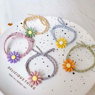 Dây buộc tóc hình hoa cúc PK002