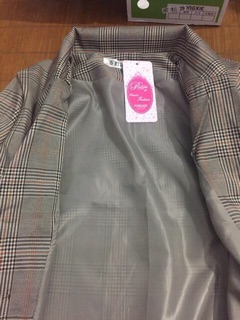 Áo blazer kẻ 2 lớp