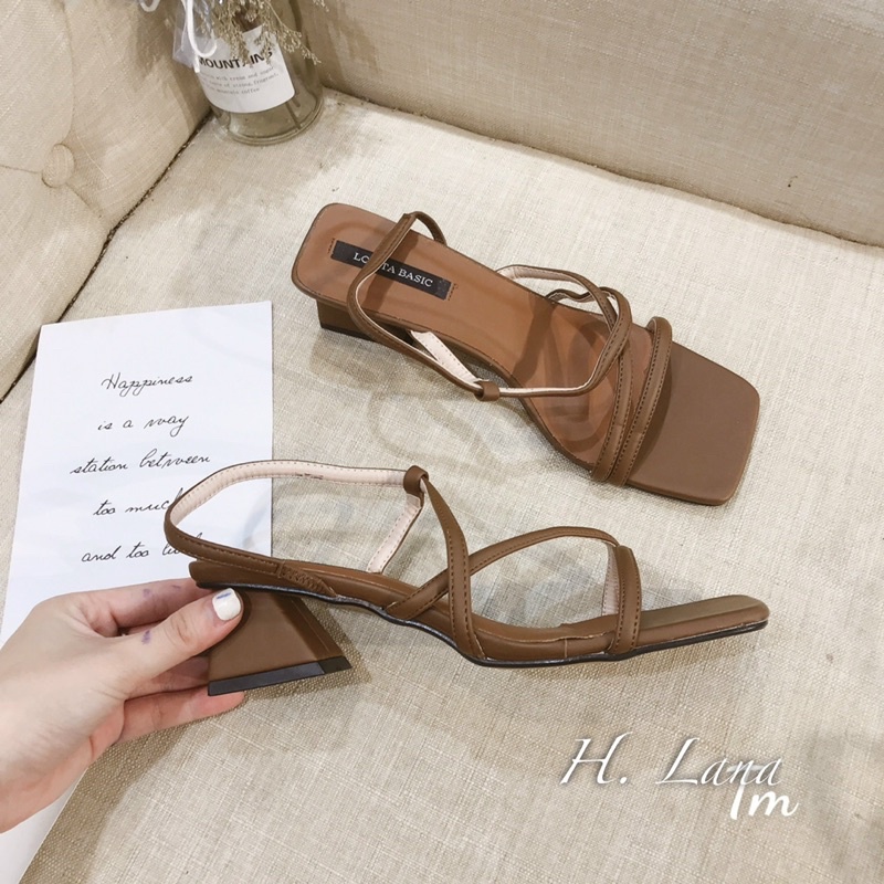 L198-SANDAL DÂY GÓT TRỤ 5P CHUN