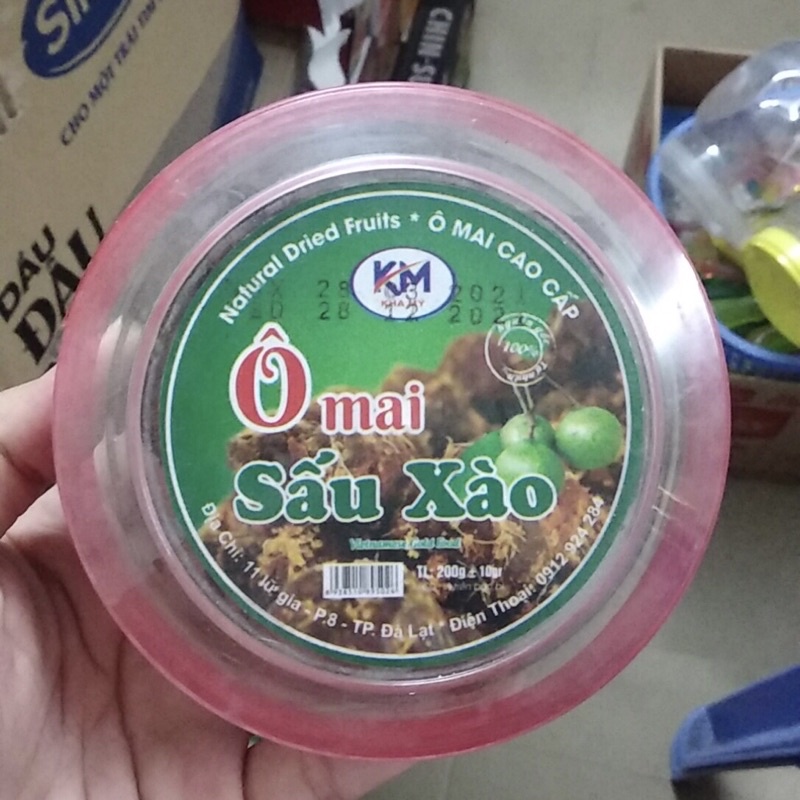 Ô MAI CAO CẤP - ĐẶC SẢN ĐÀ LẠT ĐỦ VỊ HỘP 200G (DATE LUÔN MỚI NHẤT)