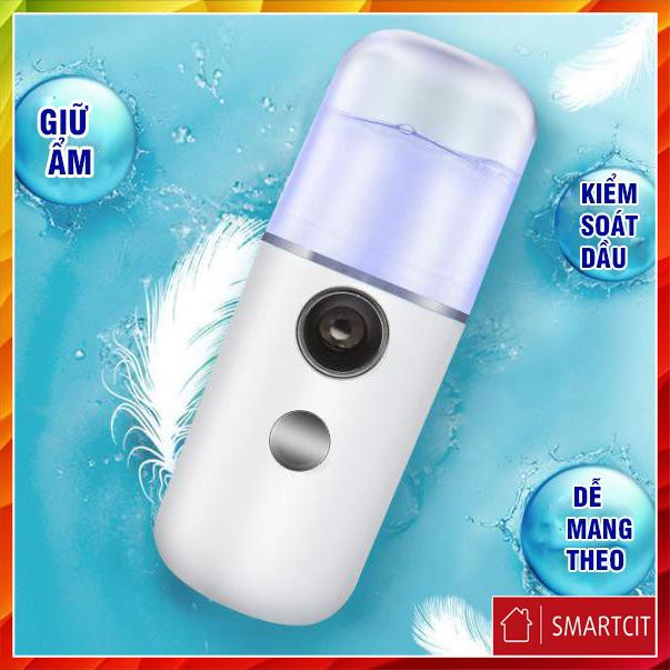 Máy Phun Sương Xông Hơi Mặt NaNo Mini Cầm Tay Hỗ Trợ Dưỡng Da Cấp Nước Tối Đa - Loại xịn | BigBuy360 - bigbuy360.vn