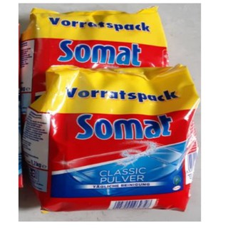 Combo 2 bịch bột rửa chén Somat 1.2kg/1 hộp