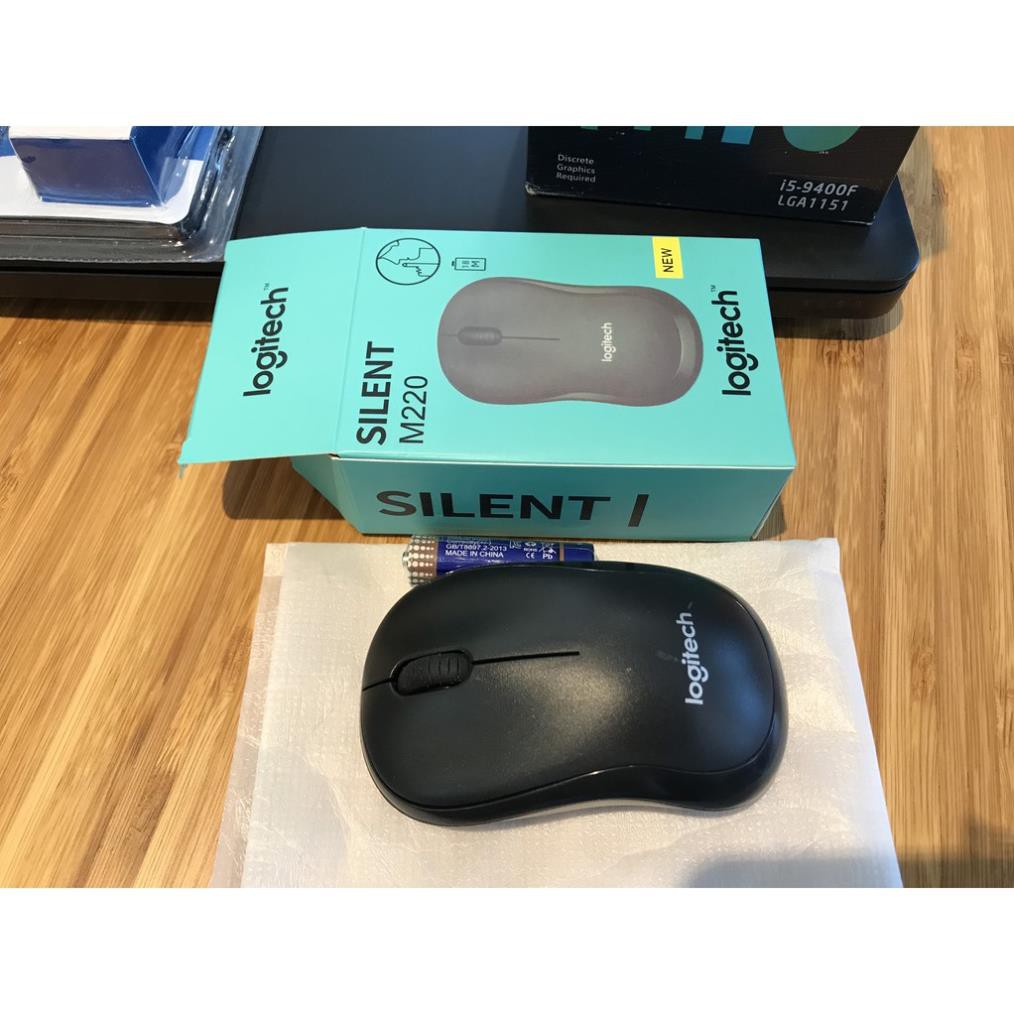 [RẺ SẬP SÀN] Chuột Không Dây Logitech M220 Silent_ Không Tiếng Ồn_ Kèm Pin AA